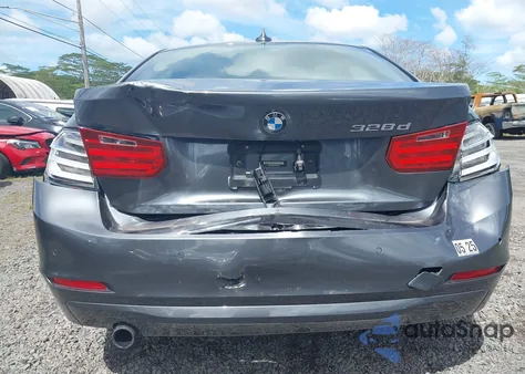 2014 BMW 328D from USA, damaged, VIN WBA3D3C54EK155539